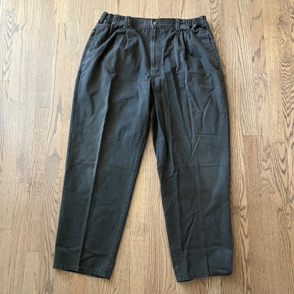 Bugle Boy Co. Mens Khaki Pants Green Size 40W